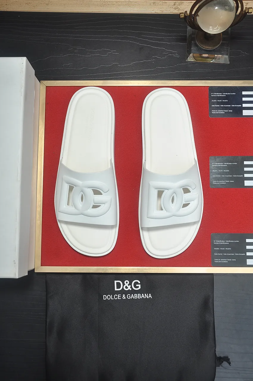 Men's shoes 💰280 [D&G] High-end quality Product trademark: DG "Dolce & Gabban*" slippers, Product material: Imported cowhide upper, original air cushion outsole, regular size: 38-45
